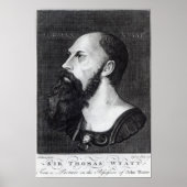 Portrait von Sir Thomas Wyatt Poster (Vorne)