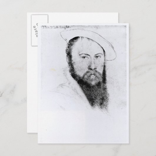 Portrait von Sir Thomas Wyatt the Younger Postkarte (Vorne/Hinten)