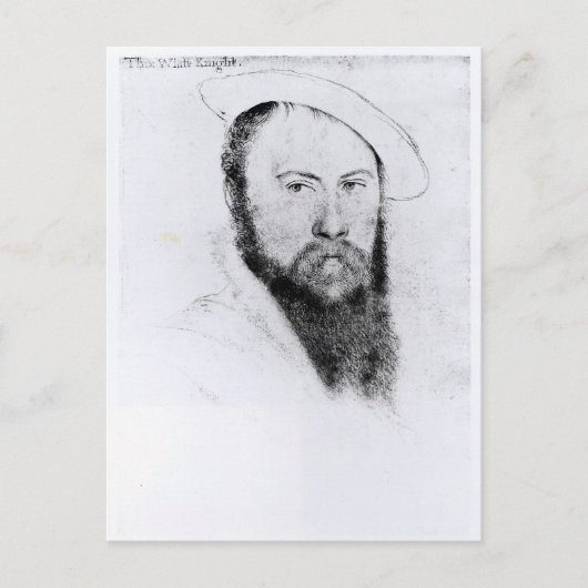 Portrait von Sir Thomas Wyatt the Younger Postkarte (Vorderseite)
