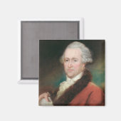 Portrait von Sir William Herschel c.1795 Magnet (Vorderseite/Rückseite)