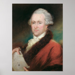 Portrait von Sir William Herschel c.1795 Poster