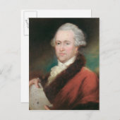 Portrait von Sir William Herschel c.1795 Postkarte (Vorne/Hinten)