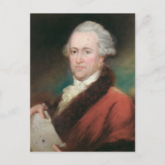 Portrait von Sir William Herschel c.1795 Postkarte (Vorderseite)