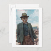 Portrait von Siwash, Chef von Fort Wrangle Postkarte (Vorne/Hinten)
