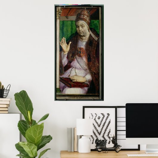 Portrait von Sixtus IV c.1475 Poster (Heimbüro)