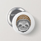 Portrait von Sloth| Motorradhelm Button (Vorne & Hinten)