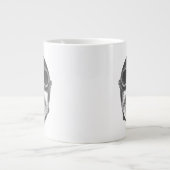 Portrait von Sloth| Vintager Helm Jumbo-Tasse (Vorderseite)
