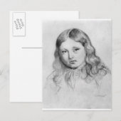 Portrait von Solange Sand Postkarte (Vorne/Hinten)