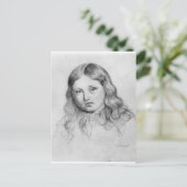Portrait von Solange Sand Postkarte (Stehend Vorderseite)