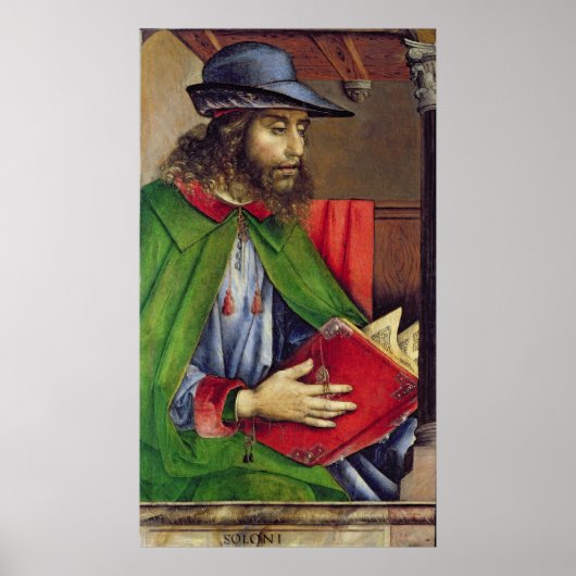 Portrait von Solon c.1475 Poster (Vorne)