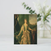 Portrait von Sophie Charlotte Postkarte (Stehend Vorderseite)