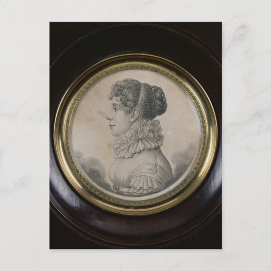 Portrait von Sophie Rostopchine Comtesse de Postkarte (Vorderseite)