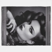 Portrait von Spy Kalina Schäfer von Xzendor7 Fleecedecke (Vorderseite (Horizontal))