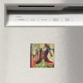 Portrait von St. Augustine, c.1475 Magnet (In Situ (Geschirrspüler))