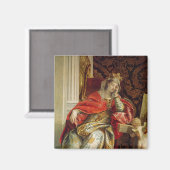 Portrait von St. Helena Magnet (Vorderseite/Rückseite)