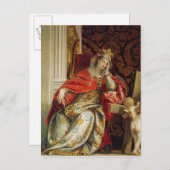 Portrait von St. Helena Postkarte (Vorne/Hinten)