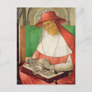 Portrait von St. Jerome c.1475 Postkarte
