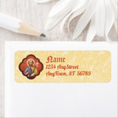 Portrait von St. Joseph in einer Oktofolie (TF 02) (Insitu)