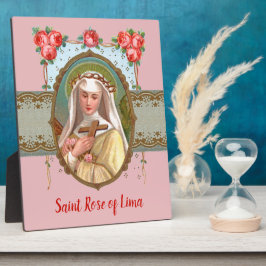 Portrait von St. Rose, vergewaltigt mit Rose (M 02 Fotoplatte