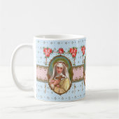 Portrait von St. Rose, vergewaltigt mit Rose (M 02 Kaffeetasse (Links)