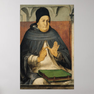 Portrait von St. Thomas Aquinas c.1475 Poster