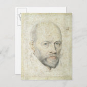 Portrait von St. Vincent de Paul Postkarte (Vorne/Hinten)