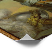 Portrait von Stanislas Lesczinski King of Poland Poster (Ecke)