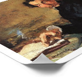 Portrait von Stéphane Mallarmé, 1876 Poster (Ecke)