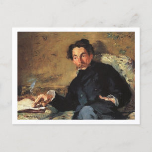 Portrait von Stéphane Mallarmé, 1876 Postkarte