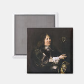 Portrait von Stephanus Geeraerdts Magnet (Vorderseite/Rückseite)