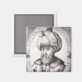Portrait von Suleiman, dem prächtigen Magnet (Vorderseite/Rückseite)