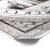 Portrait von Suleiman, dem prächtigen Poster (Ecke)