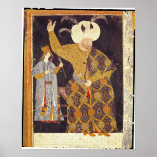 Portrait von Sultan Selim II Poster