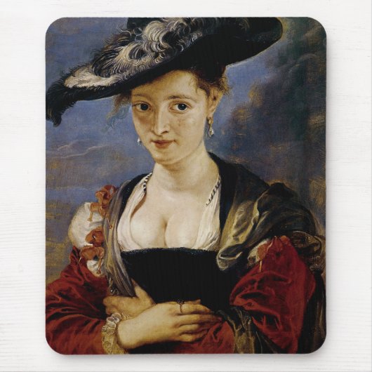 Portrait von Suzanne Fourment Mousepad (Vorne)