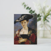 Portrait von Suzanne Fourment Postkarte (Stehend Vorderseite)