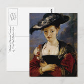 Portrait von Suzanne Fourment Postkarte (Vorne/Hinten)