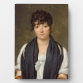 Portrait von Suzanne Le Peletier de Saint-Fargeau Fotoplatte (Vorderseite)