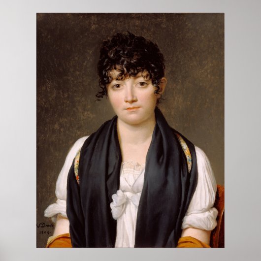 Portrait von Suzanne Le Peletier Poster (Vorne)