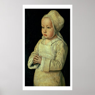 Portrait von Suzanne von Bourbon (1491-1521) daugh Poster