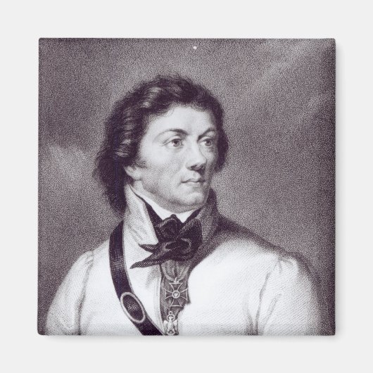 Portrait von Tadeusz Kosciuszko Magnet (Vorne)