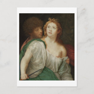 Portrait von Tarquin und Lucretia Postkarte
