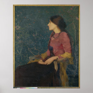 Portrait von Thadee-Caroline Jacquet Poster