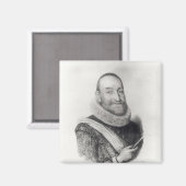 Portrait von Theodore Agrippa d'Aubigne Magnet (Vorderseite/Rückseite)
