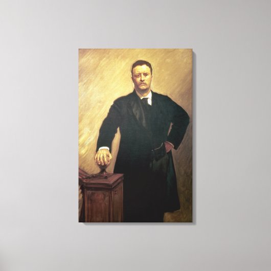 Portrait von Theodore Roosevelt Leinwanddruck (Vorderseite)
