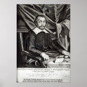 Portrait von Theophraste Renaudot 58, 1644 Poster