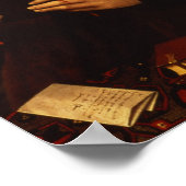 Portrait von Thomas Cranmer 1546 Poster (Ecke)