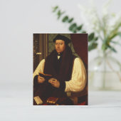 Portrait von Thomas Cranmer 1546 Postkarte (Stehend Vorderseite)