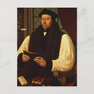 Portrait von Thomas Cranmer 1546 Postkarte