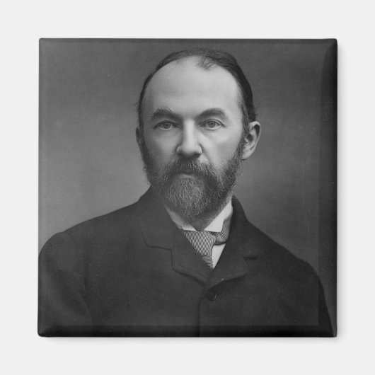 Portrait von Thomas Hardy Magnet (Vorne)