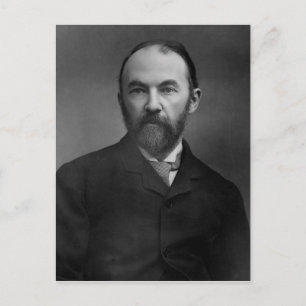 Portrait von Thomas Hardy Postkarte